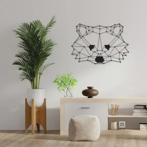 Raccoon Wall Art – MDF Wood Decorative Animal Design Raccoon Wall Art MDF
