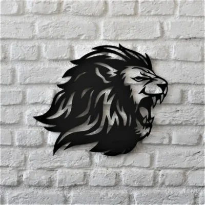 Roaring Lion MDF Wall Art